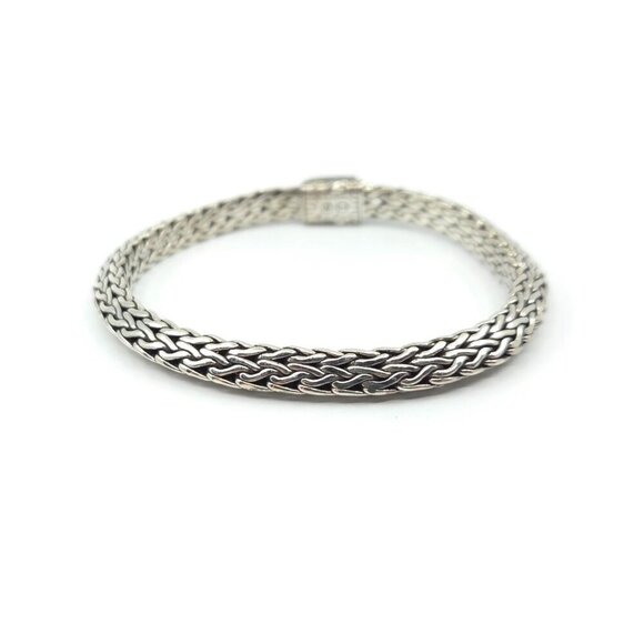 John Hardy Classic Chain Tiga Sapphire Chain Bracelet 6mm 7.25" - Picture 7 of 16